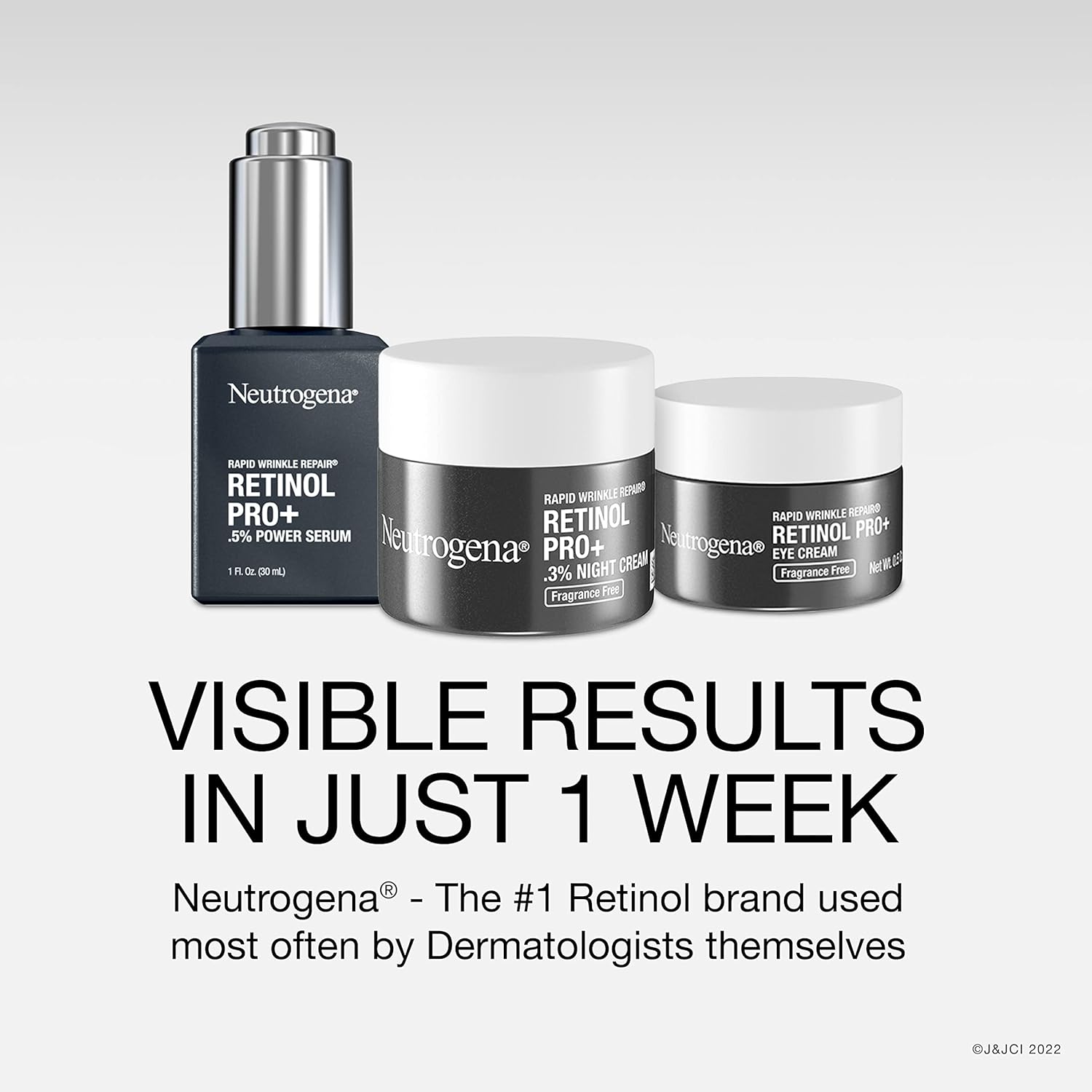Neutrogena Rapid Wrinkle Repair Retinol Pro+ Anti-Wrinkle Eye Cream, Targeted Eye Cream for Wrinkles & Dark Circles, Formulated without Fragrance, Dyes, Phthalates, and Parabens, 0.5 oz - Image 8